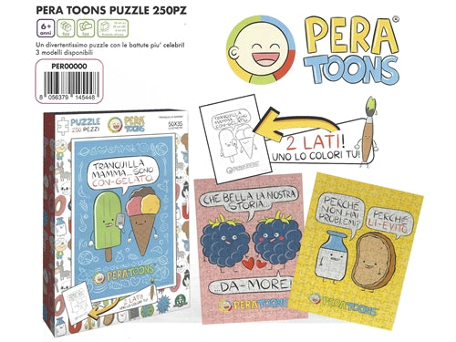 PERA TOONS PUZZLE 250PZ ASS