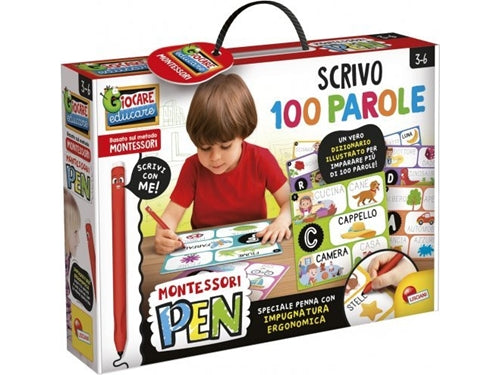 MONTESSORI PEN SCRIVO 100 PAROLE