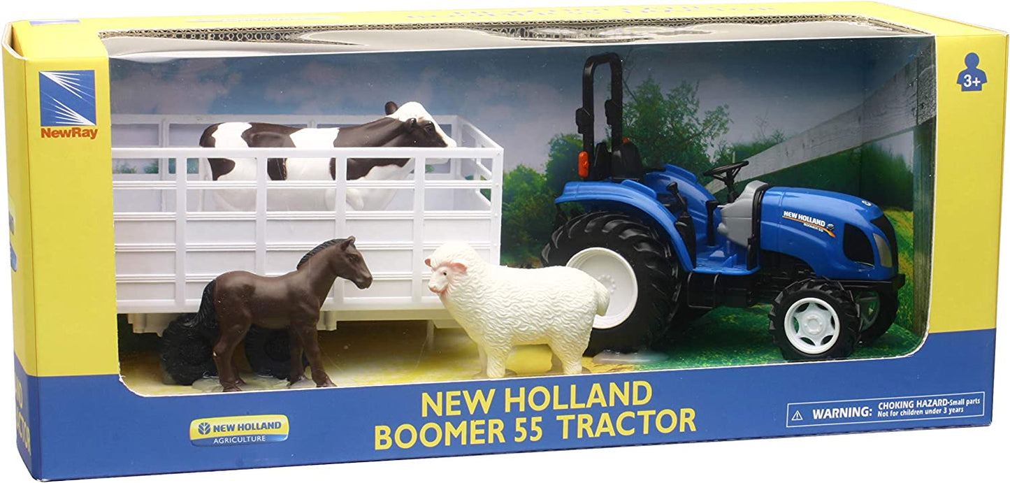 1:32 NEW HOLLAND BOOMER CON RIMORC