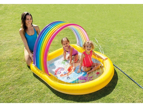 INTEX PISCINA BABY ARCOBALENO CM 147X130X86