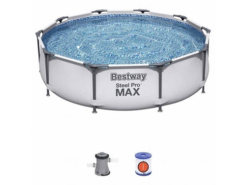 PISCINA STEEL PRO MAX CM 305X76 C/POMPA