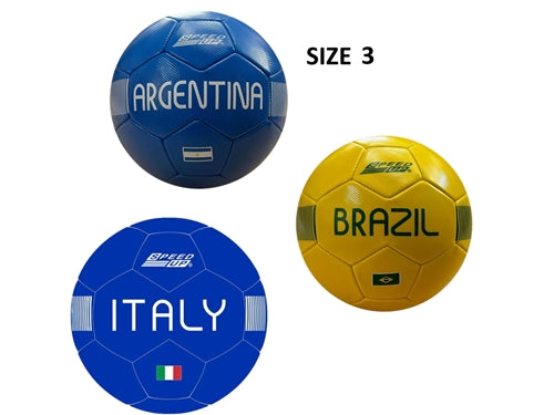 PALLA CALCIO 3 CUOIO ITALIA BRAZIL ARGENTINA