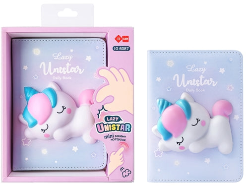 NOTEBOOK SQUISHY UNICORNO 10X15 CM - Otty