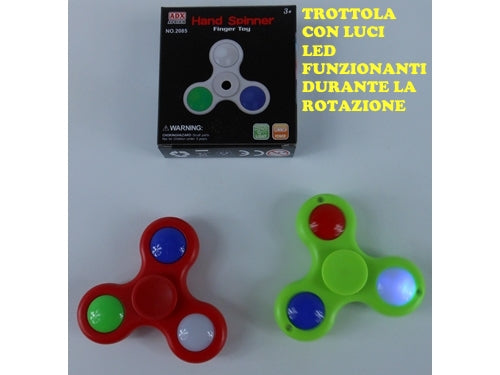 TROTTOLA PLASTICA CON LUCI