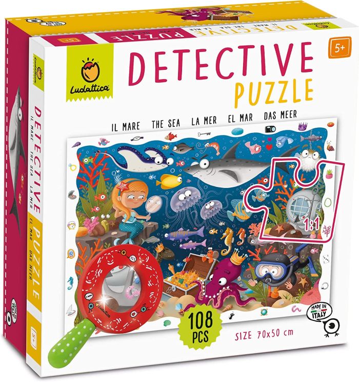 BABY DETECTIVE PUZZLE 108 PCS IL MARE