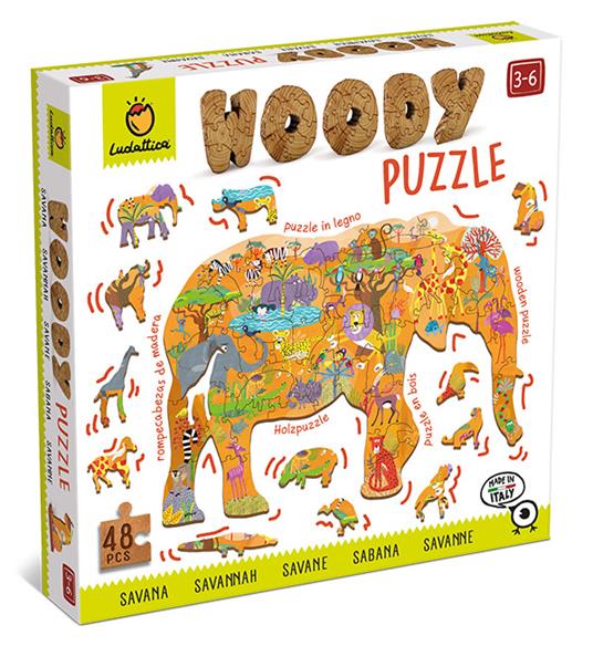 WOODY PUZZLE - SAFARI