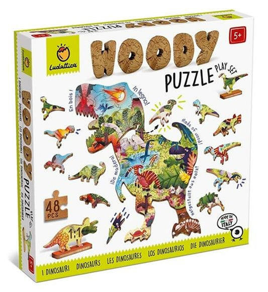 WOODY PUZZLE DINOSAURI