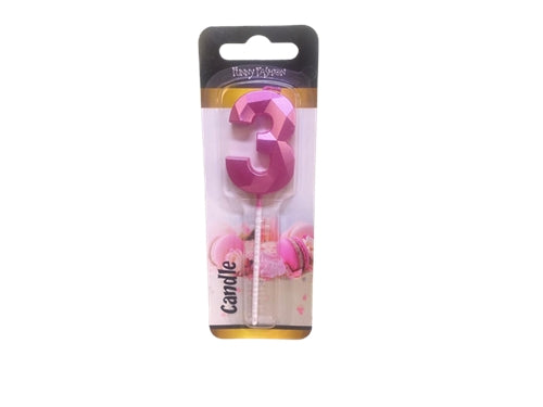 CANDELINA 3 ROSA