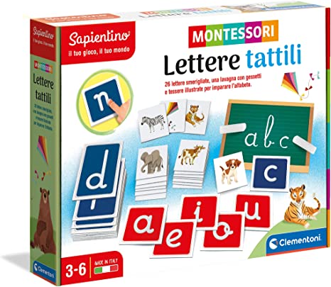 MONTESSORI - LETTERE TATTILI