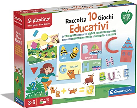 RACCOLTA 10 GIOCHI EDUCATIVI