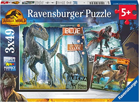 JURASSIC WORLD PUZZLE 3X49