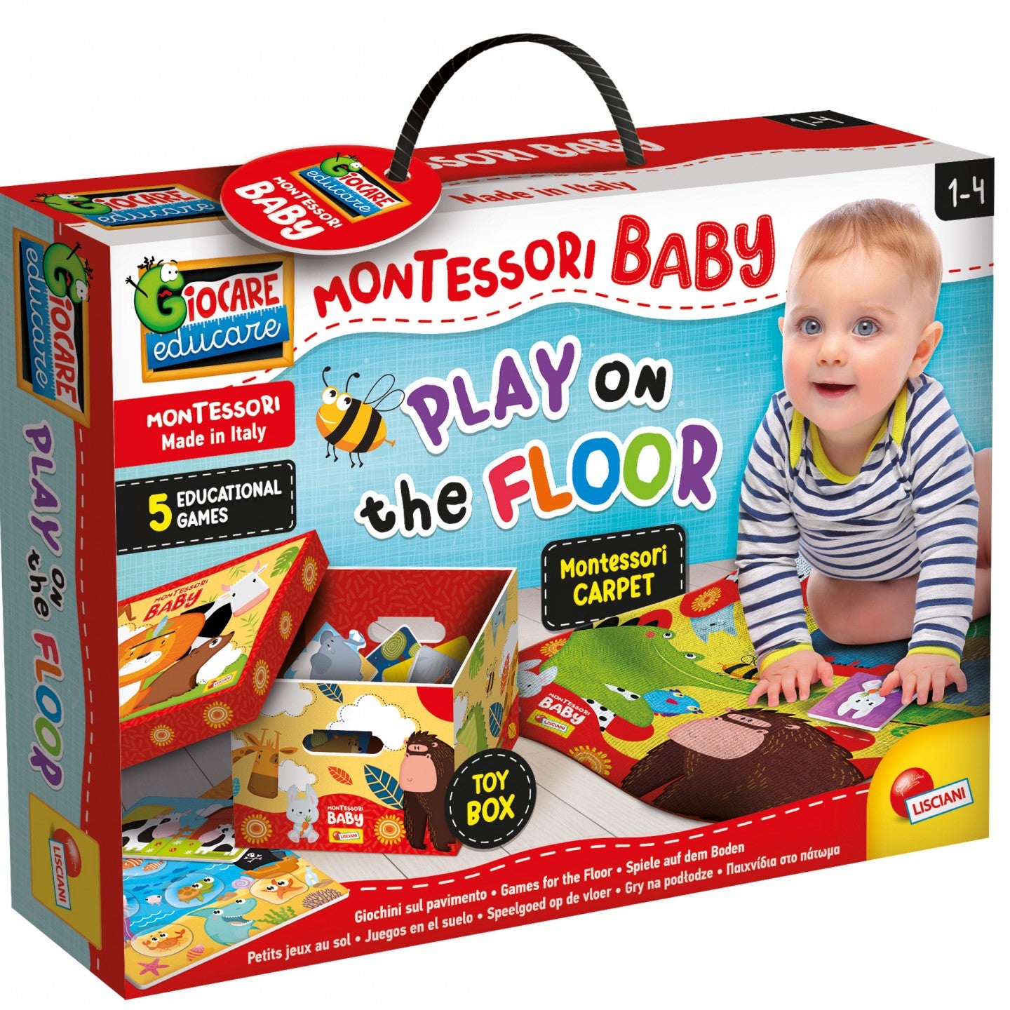 MONTESSORI BABY GIOCHINI SUL PAV