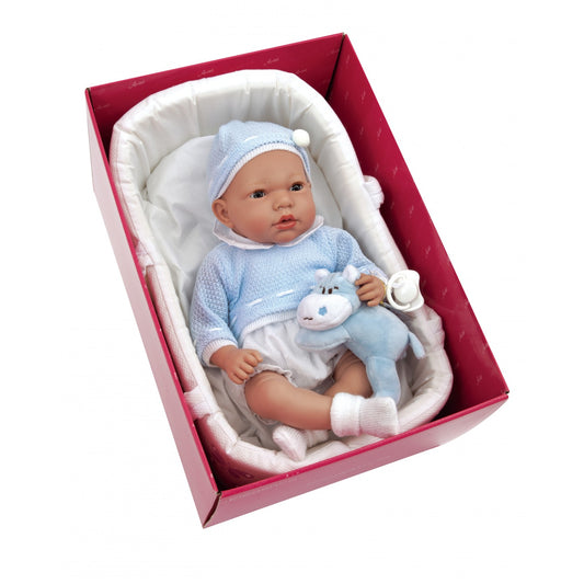 BEBE AZZURRO IN CULLA