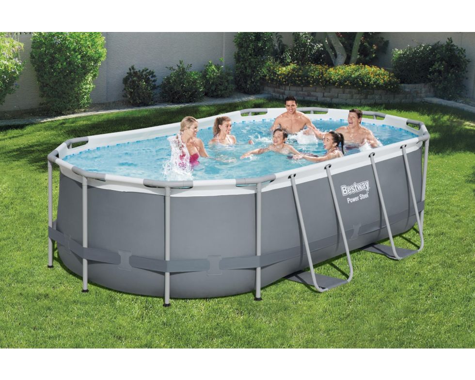 PISCINA POWER STEEL FRAME OVALE