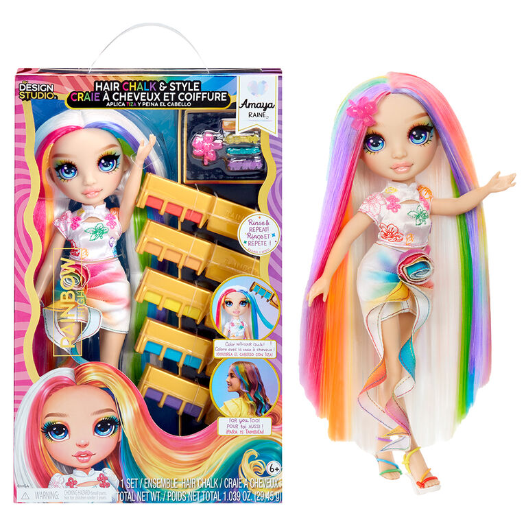 RAINBOW HIGH HAIR CHALK STYLE AMAYA