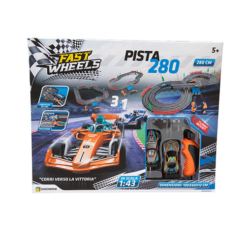 FAST WHEELS  FW PISTA 3 IN 1 280 CM SCALA 1:43