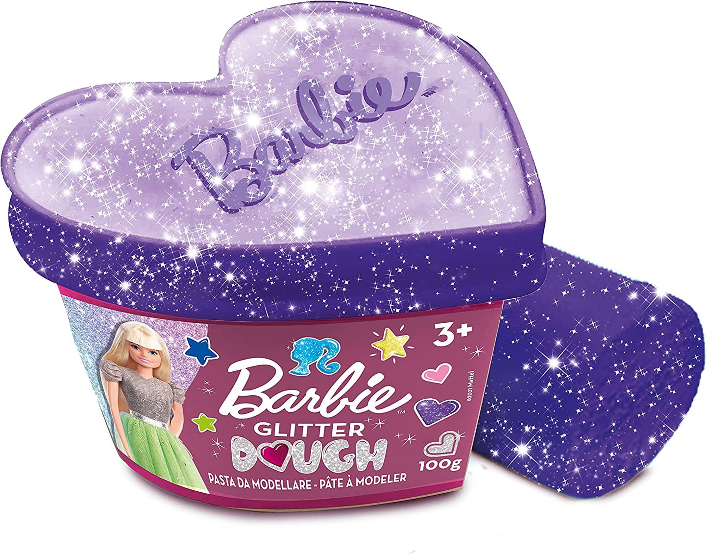 BARBIE DOUGH CUORE GLITTER DSP 24