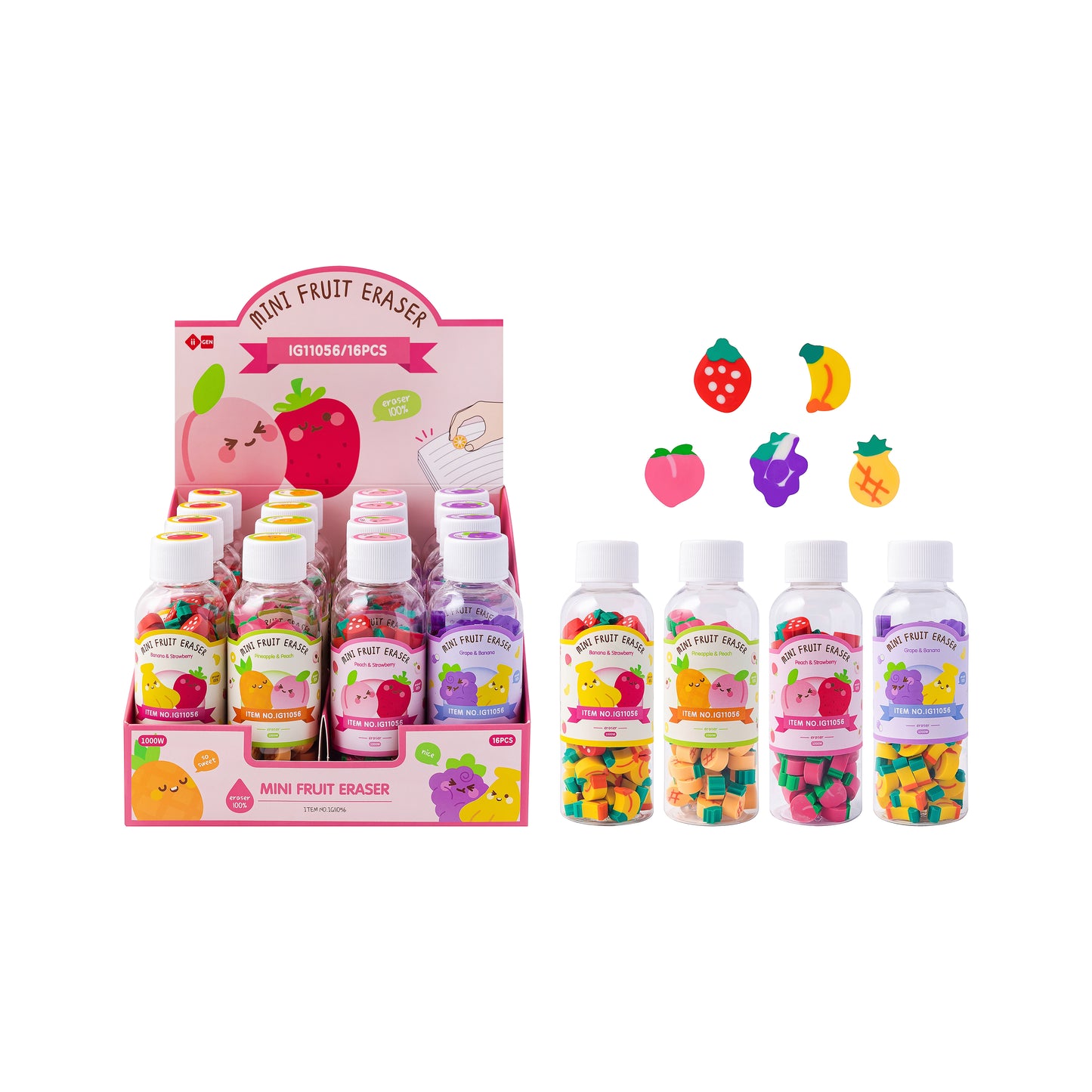 GOMMA TUBETTO MINI FRUIT 60PZ - Otty