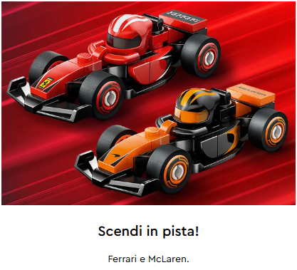 LEGO BUSTINA F1 COLLEZIONE - Formula 1