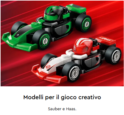 LEGO BUSTINA F1 COLLEZIONE - Formula 1