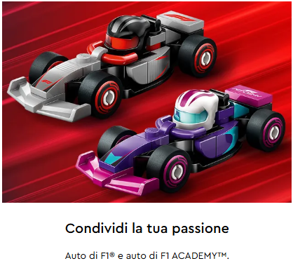LEGO BUSTINA F1 COLLEZIONE - Formula 1