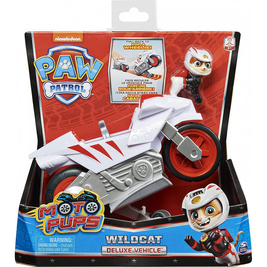 PAW PATROL VEICOLI TEMA WILDCAT MOTO PUP