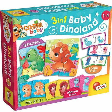 CAROTINA BABY DINOLAND (PUZZLE + 3D)