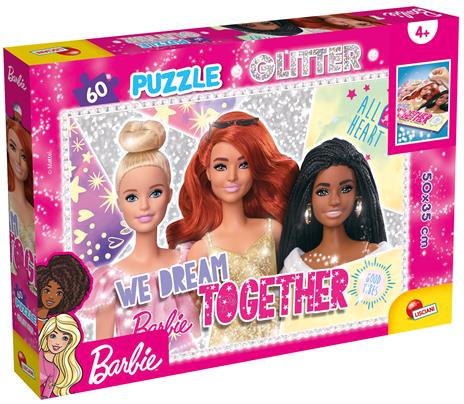 BARBIE PUZZLE GLITTER PLUS 60 SELFIE