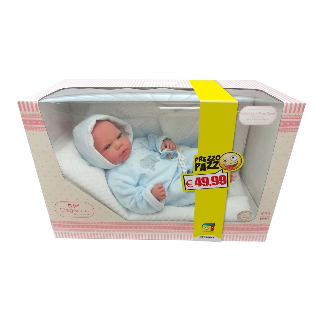 PREZZO P - ARIAS BEBE CM.40 AZZURRO