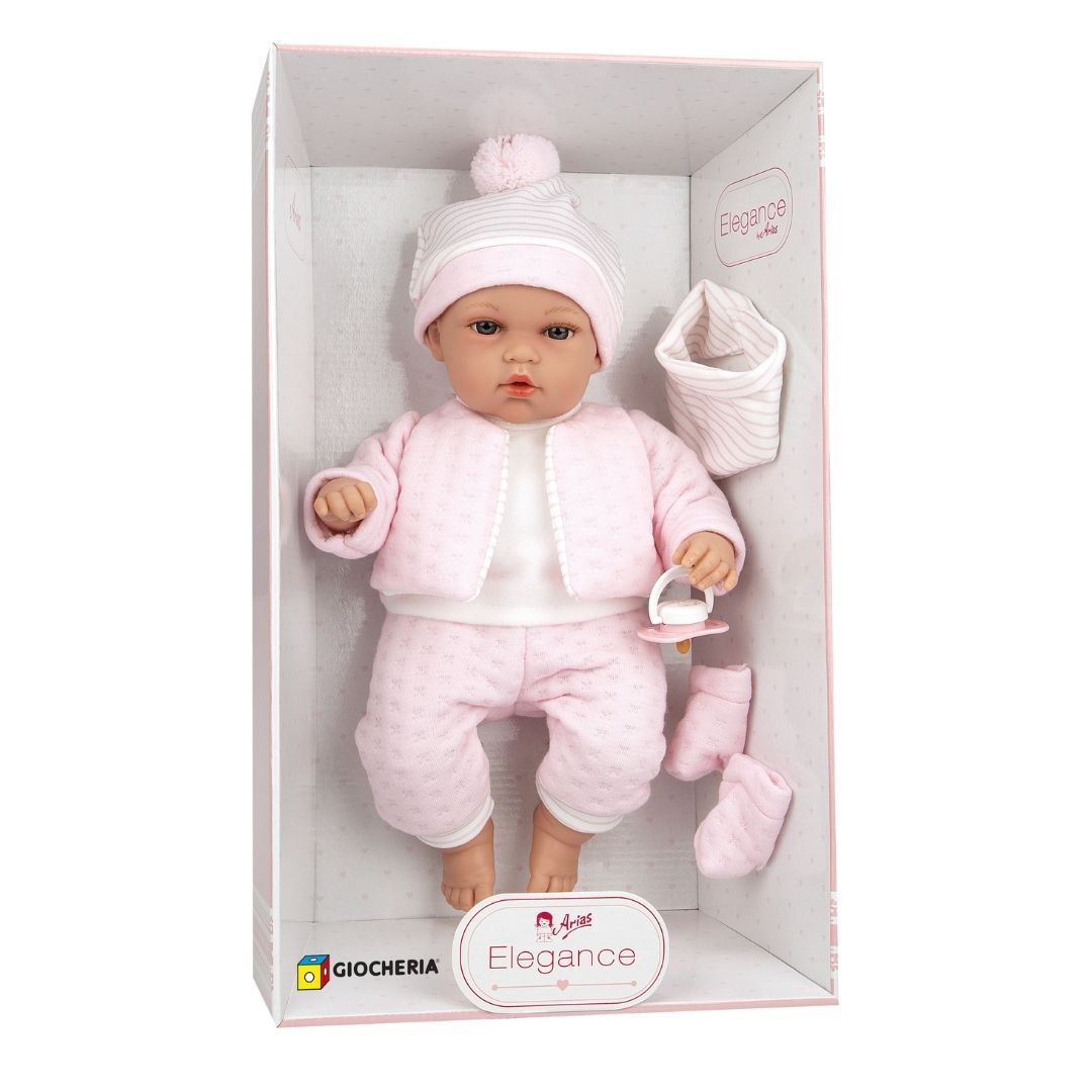 ARIAS - BEBE CM.33 COMPLETINO ROSA