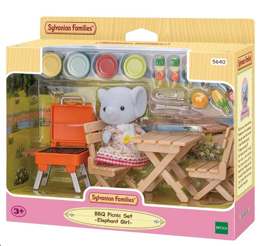 SET BARBEQUE PER PICNIC RAGAZZA ELEFANTE