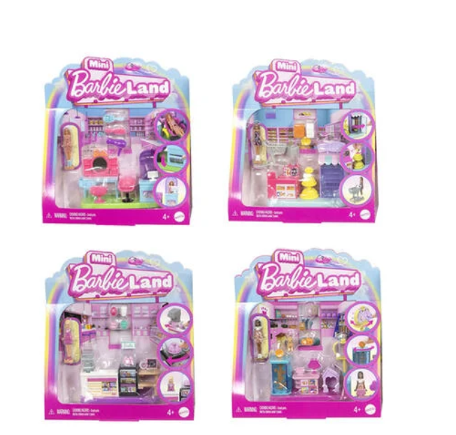 MINI BARBIELAND PLAYSETS ASST.