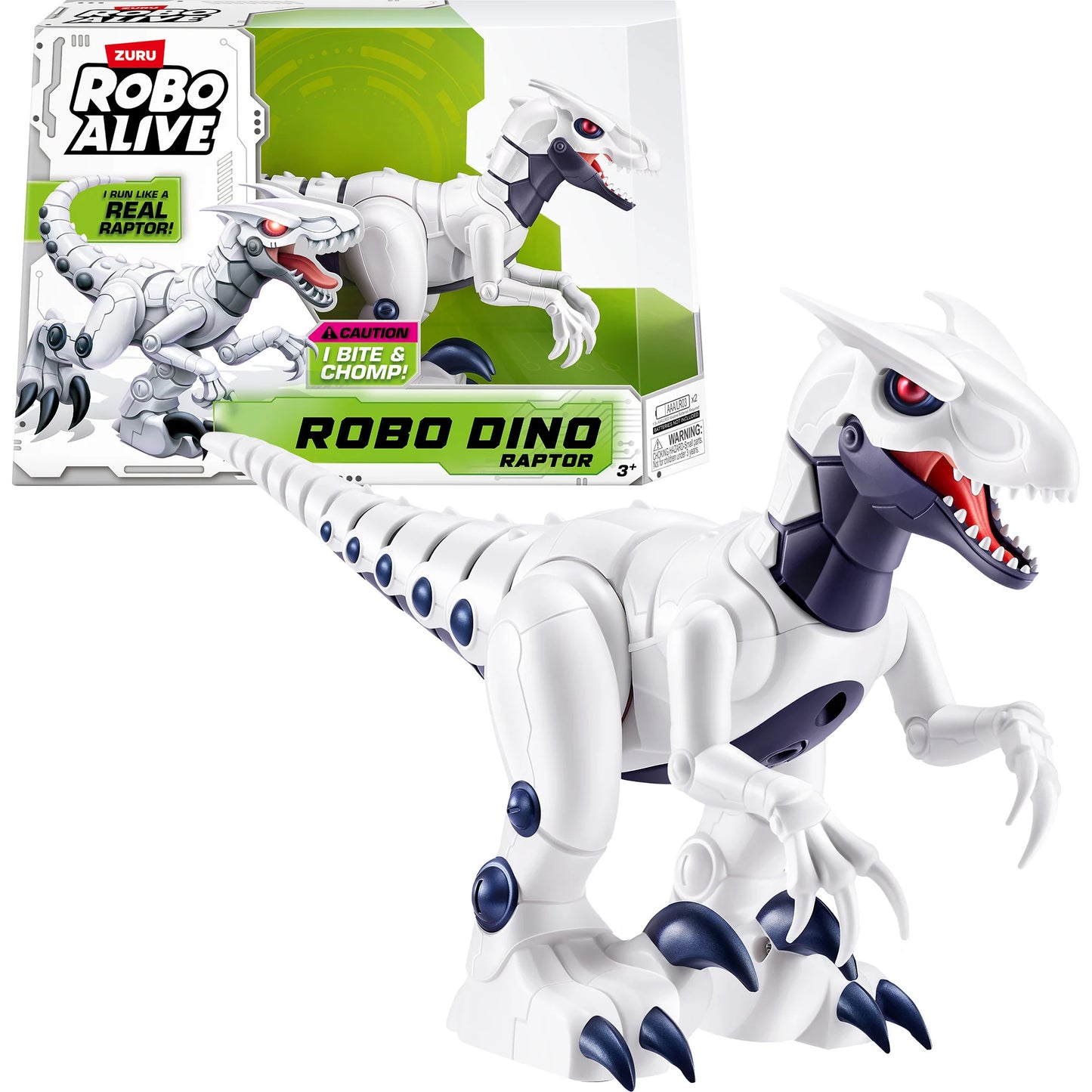 ROBO ALIVE DINOSAUR-RAPTOR 16CM