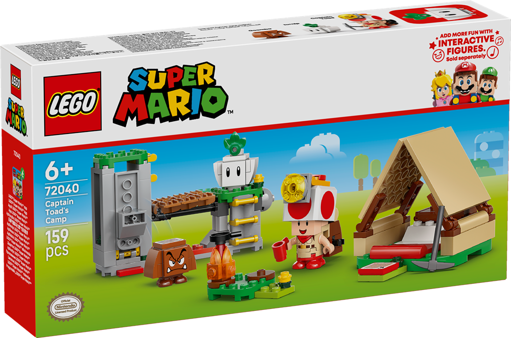 SUPER MARIO IN CAMPEGGIO CON CAPITAN TOAD