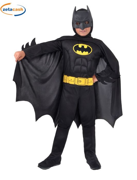 COSTUME BATMAN CON MUSCOLI