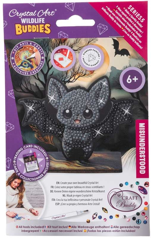 CRYSTAL ART ANIMAL PIPISTRELLO