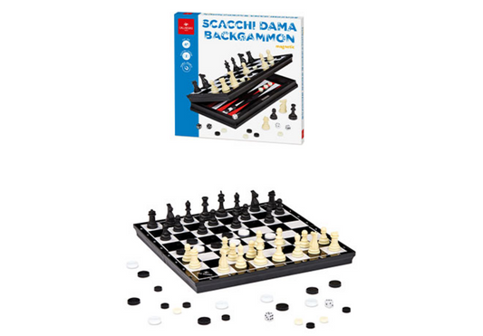 SCHACCHI DAMA BACKGAMMON MAGNET