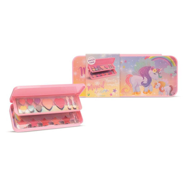 UNICORN ASTUCCIO TRUCCHI METAL 2 SCOMPARTI - Truccosetti