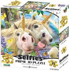 PUZZLE UNICORNI SELFIE 3D 100 PEZZI