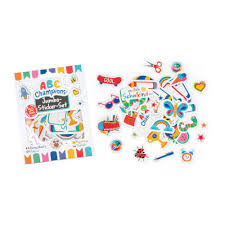 ABC CHAMPIONS JUMBO STICKER 50 PIECES