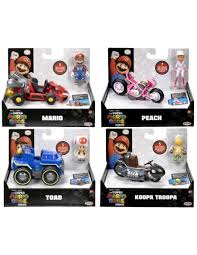 SUPER MARIO MOVIE PERSONAGGIO CON VEICOLO ASS.TO