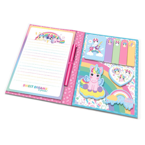 SWEET DIARIO POSTIT A5 E ACCESSORI