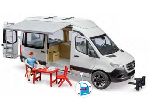 MB SPRINTER CAMPER CON PERSONAGGI