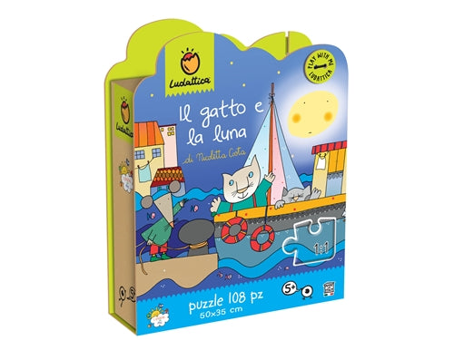 N COSTA PUZZLE 108 IL GATTO E LA LUNA