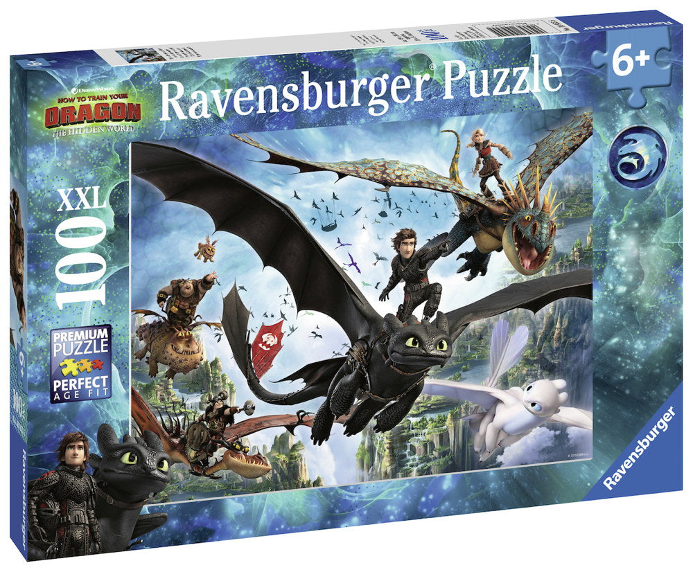 PUZZLE 100 XXL DRAGONS TRAINER