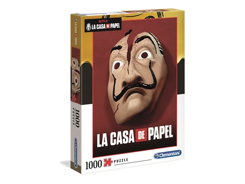 PUZZLE 1000 MASCHERA CASA DI CARTA