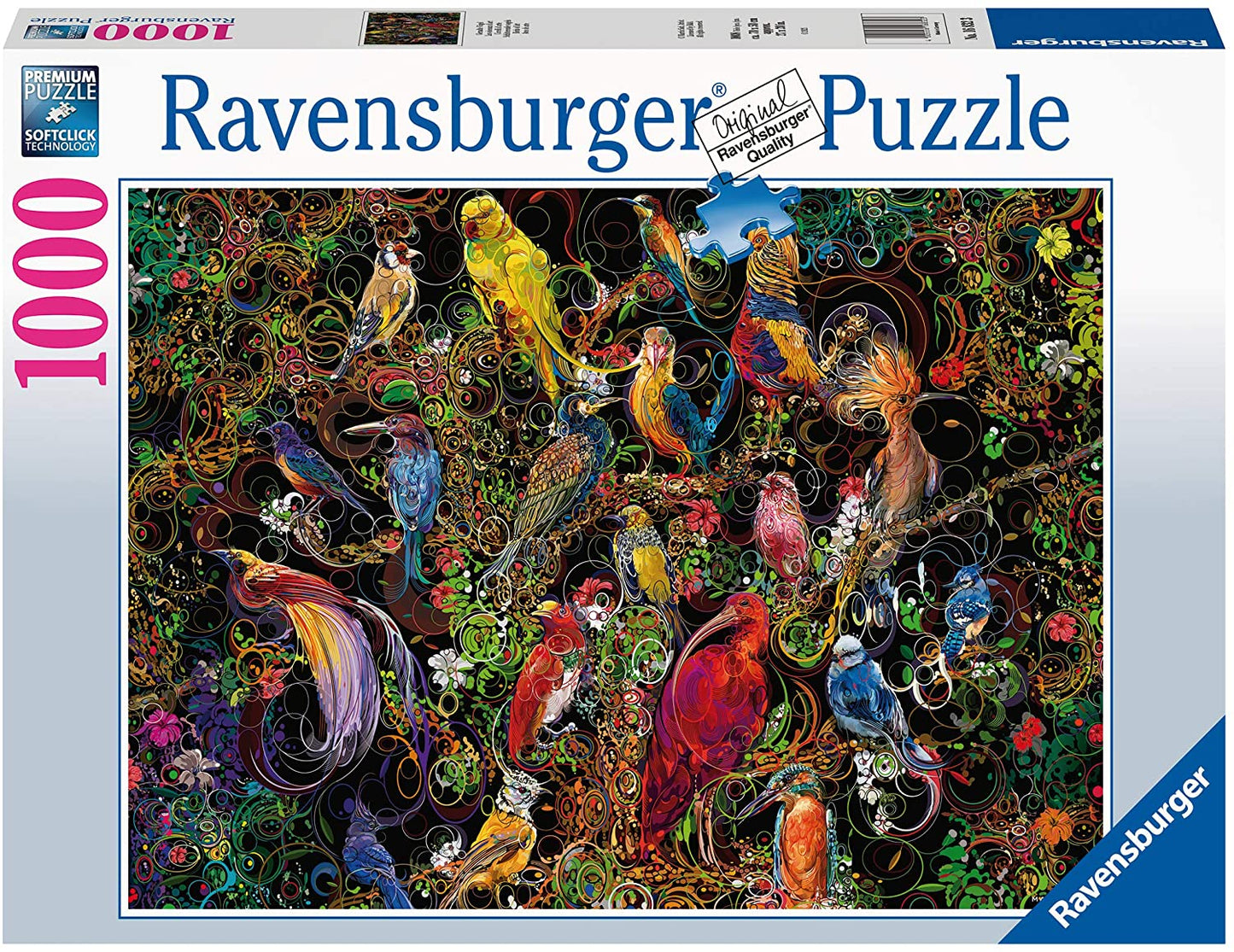 PUZZLE 1000 PZ UCCELLI D ARTE