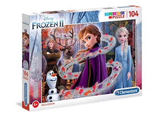 PUZZLE 104 PZ GLITTER FROZEN 2