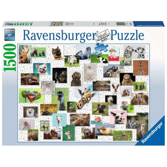 PUZZLE 1500 PZ COLLAGE ANIMALI DIVERT.