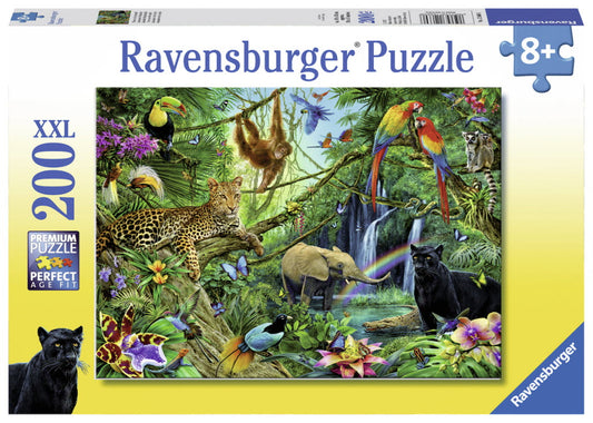 PUZZLE 200 PZ XXL ANIMALI DELLA GIUNGLA